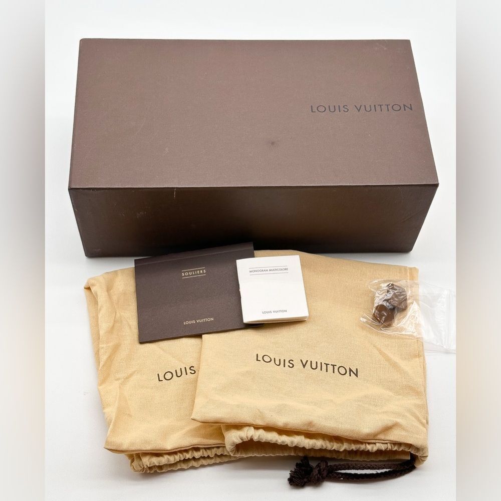 Louis Vuitton Y2K Murakami Multicolor LV Monogram Mule Slide Sandals EU 41 US 11 - Picture 14 of 14
